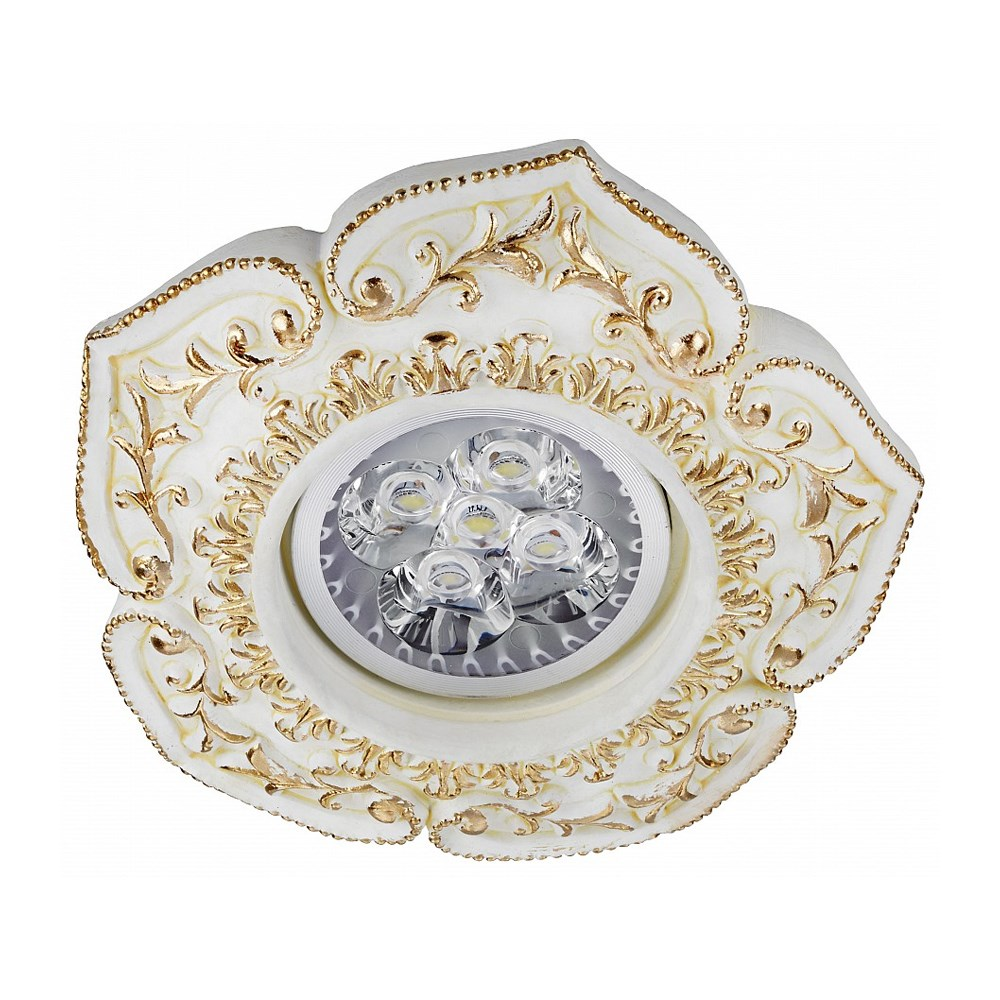 goldX ZE656 - Altın Desenli Sıva Altı LED Spot Kasası
