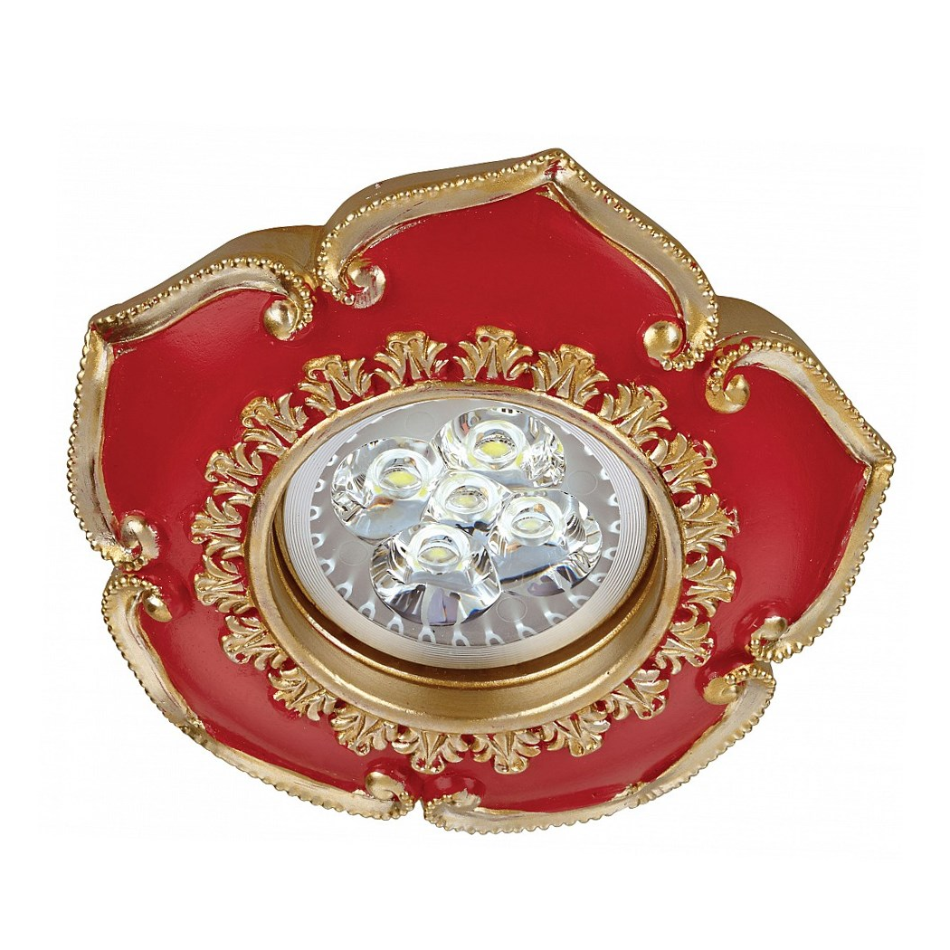 goldX ZE662-R - Altın Desenli Sıva Altı LED Spot Kasası