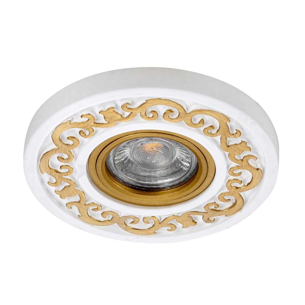 goldX ZE694-WH - Desenli Sıva Altı LED Spot Kasası