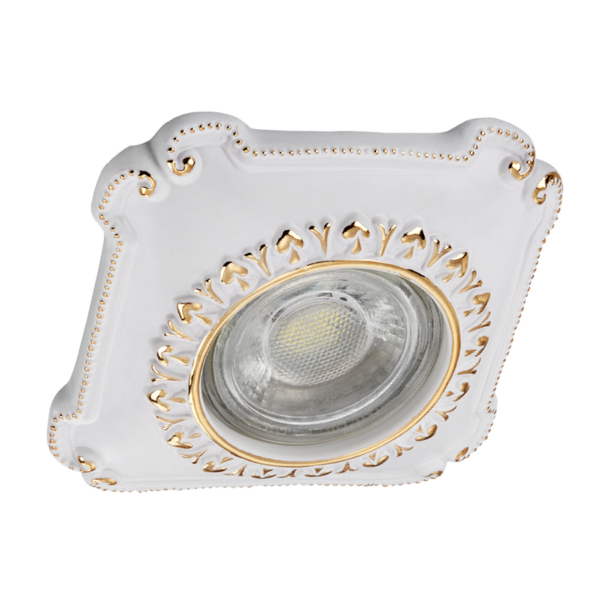goldX ZE698-G - Desenli Sıva Altı LED Spot Kasası