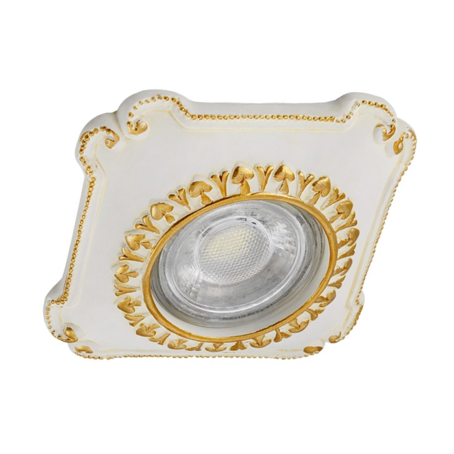goldX ZE699-G - Desenli Sıva Altı LED Spot Kasası